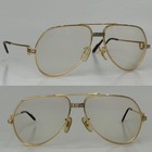Cartier Santos  gold Vintage  Eyeglasses Frame 59 14