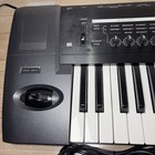 Korg Tr61 61 Key Music Workstation Keyboard With Power Supply Missing Power Knob