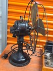 Vintage 16  Century 154 Brass Blade Oscillating Fan  work 
