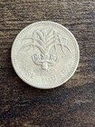 1985 Great Britain One 1 Pound Welsh Leek Actual Coin Tb5457 