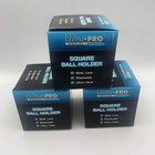 Ultra Pro Display Series Square Ball Holder Case New Nos Lot Of 3 Bundle