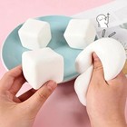 Cute Tofu Squishy Stress Ball Fidget Toy 1pc 4pcs Pack Sensory Anxiety Relief Us