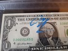 Adam Sandler Comedian Signed  1  Dollar Bill Currency Psa dna Autograph Auto