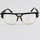 Men s Fashion Glasses Black Gold Frame Hip Hop Style Clear Lens Oversized Lentes