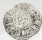 1137-1187 Ad Denier Raymond Ii Or Iii Medieval Silver Crusaders Old Coin Cross