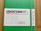 New Leuchtturm 1917 A5 Medium Dotted Notebook  Hardcover  Spring Leaf 372193