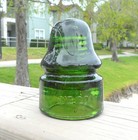 Great Olive Green Cd 133 Brookfield Glass Insulator