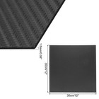 Abs Plastic Sheet 12 X 12  flexible Sheets 1 16  Thick Carbon Fiber Black 1pcs