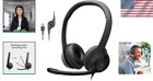 Professional Logitech H390 Wired Headset For Pc With Active Noise Cancellation