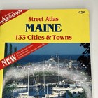 Maine Street Atlas 2000 Arrow American Map Portland Lewiston Bangor Me Guide