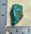 Old Stock American Turquoise Blue Rough Mineral Specimen Cab Polished 29 Grm B11