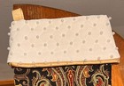Christmas Stocking New Etsy Artisan Handmade Cloth Beaded Paisley Lined