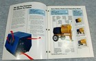 Vintage 1987 Stone Construction Equipment Concrete Mixer 4 Page Color Brochure