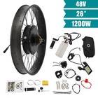 26  1200w Fat Tire Electric Bicycle Motor E-bike Rear Wheel Lcd Conversion Kit