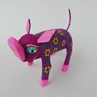 Mexican Wood Carving Pig 6 5  Alebrije Oaxacan Folk Art Oaxaca Mexico