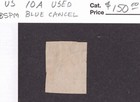 Matt s Stamps Us Scott  10a George Washington Type Ii 3-cent 1851-57 Used Cv 150
