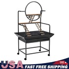 66  Large Bird Playstand With Wheel Parrot Perch Stand Bird Activity Play Center