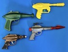 Vintage Toy Space Ray Guns  Group Of 4
