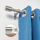 2 Pack Curtain Rods 72 To 144 Inch  Heavy Duty 1-inch Telescoping Drapery Rods 