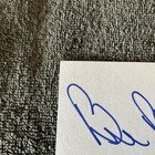 Bill Barber Hockey Hof 90 Philadelphia Flyers Signed Autographed Index Card 3x5