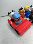 Vintage Fisher Price Little People Dogs Pig Ernie Engineer Car Lot Of 9