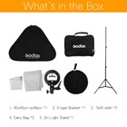 Us Godox 40 40cm Bowens Mount Softbox 2m Light Stand Kit For Ad200 200pro V860ii