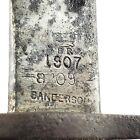 Wwi British Smle Enfield Sanderson 1907 Bayonet   Leather Scabbard  Dated 1909
