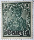 Travelstamps- 1920 Germany Occ poland   Danzig Mi 1 Mint  Og Hinged Mogh