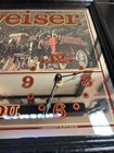 Vintage 80 s Budweiser Beer Clock Mirror Clydesdales 1this Bud s For You  Works