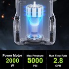 5000 Psi Electric Pressure Washer High Pressure Washer Portable Powered Washer