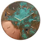 Mid Century Modern Silent Wall Clock  Handmade Original Copper Wall Decor