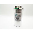 Vialu - 45 5 Uf mfd 370 Vac Volts Round Dual Run Capacitor 50 60 Hz