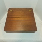Antique Pine Slope Top Writing Desk Drafting Tabletop Wood Counter Hand Made