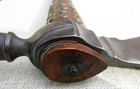  Fine Antique Plains Indian Pipe Tomahawk 100 Tacks file Burns 5 Color Bead Drop