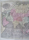 Asia China Japan Korea India Russia Arabia 1801 Lazare Engraved Hand Color Map