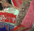 Zardosi Work Rare Lot Antique Vintage Sari Trim Lace Edging Ribbon 100 Grams