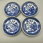 Vintage Blue Willow Pattern Childs Porcelain Tea Set Japan 13 Pieces Gravy Boat
