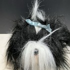 Animal Alley Shih Tzu Dog Stuffed Plush Puppy White   Black - Toys R Us