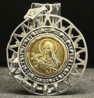 Circa 1930   Antique Saint Therese Of Jesus Child Silver   Marcasites Gorgeous