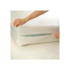 Crib Size Zippered Mattress Cover Vinyl Toddler Bed Allergy Dust Bug Protector  