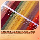 22pcs Dip Powder Nail Kit 16 Colors Red Brown Gold Green With Dip Powder Liqu   