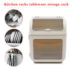 2-tier Kitchen Storage Box Tableware Dish Organizer Tool Dish Drying Rack Holder