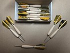 Darts  1 Yellow Camo Turkey Feather -wooden Barrel 12pc Box-steel Tip
