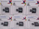 Adata Micro Sd Hc Card 8gb Memory Card With Adapter Bulk Wholesale Lot 10