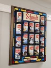 Vintage Schmidt Beer Scenic Can Display Collectors Series Wildlife Sign