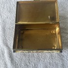 Vintage Colorful Floral Embossed Hinged Metal Tin - Made In Holland