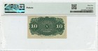 Fractional Currency Fourth Issue 10 Cents Fr 1257 Pmg Au55 Watermarked