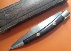 Huge Mid Xxc Navaja Folding Knife Spain Or French Made Wood  German Silver Gilt