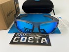 Costa Del Mar Men s Diego Transparent  blue Mirror Polarized Sunglasses 580p