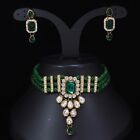 Bollywood Indian Gold Tone Bridal Fashion Jewelry Necklace Earring Set